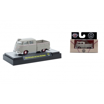 M2 Machines 1:64 Volkswagen Double Cab Truck USA Model 1959 grey